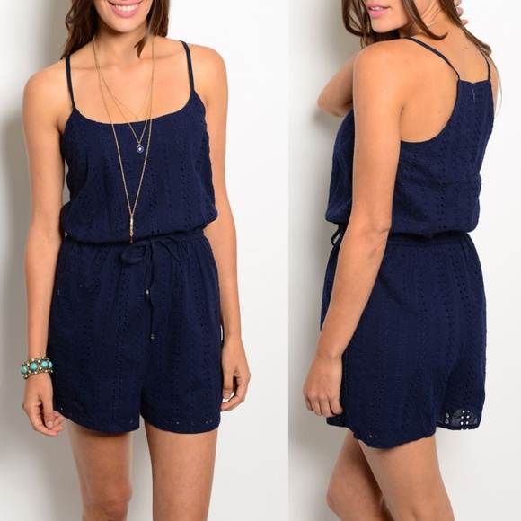may & july Pants - Navy Romper {may & july}